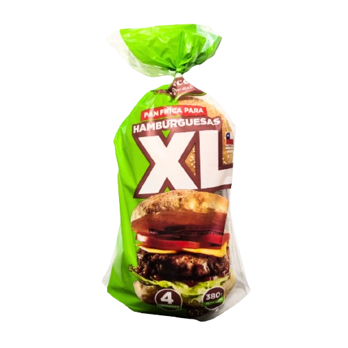 PAN HAMBURGUESA XL 4 UNID