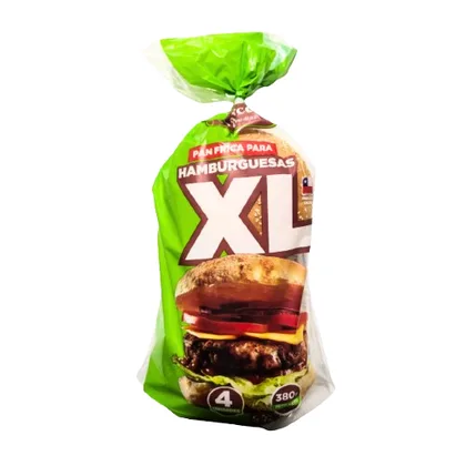 PAN HAMBURGUESA XL 4 UNID