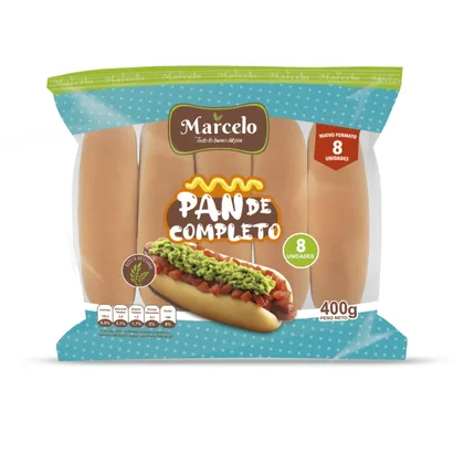PAN HOT DOG NORMAL  (8 UNIDADES)