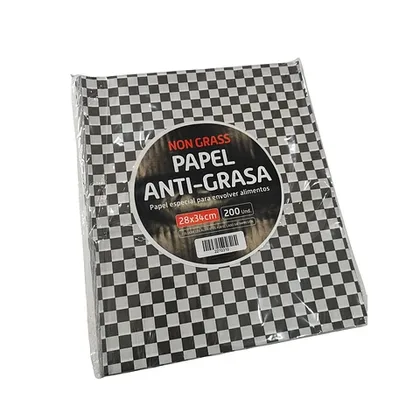 PAPEL ANTIGRASA 200 UNIDADES