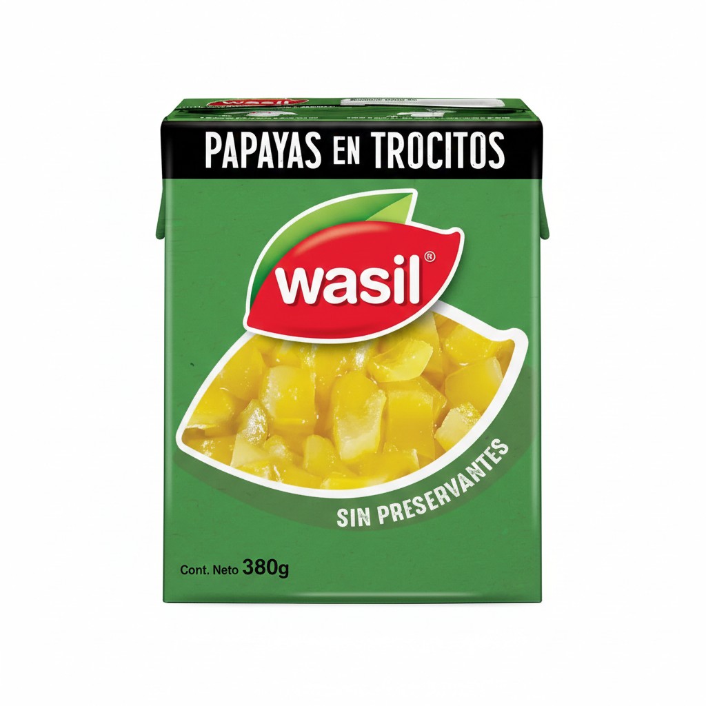 PAPAYAS EN TROCITOS WASIL 380G