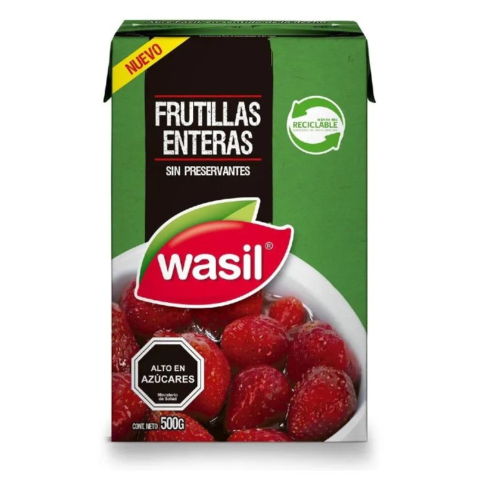 FRUTILLAS ENTERAS WASIL 500G