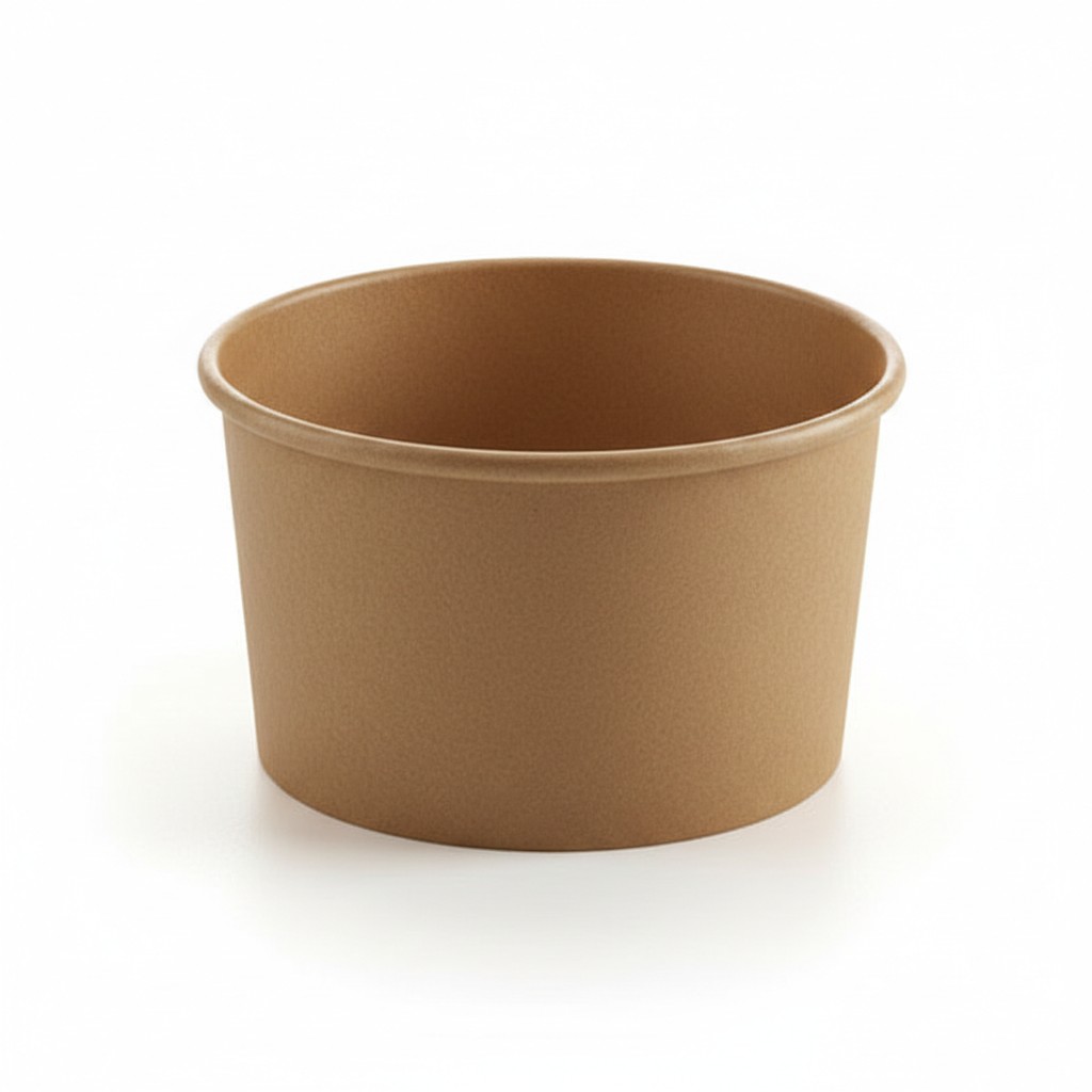 POTE HELADO POLIPAPEL 8OZ (25 UNIDADES)