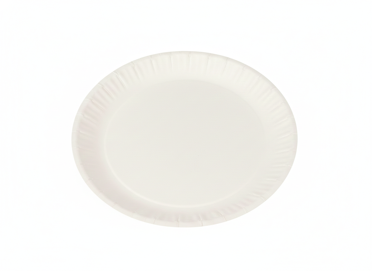 PLATO BLANCO CARTULINA N2 (250 UNIDADES)