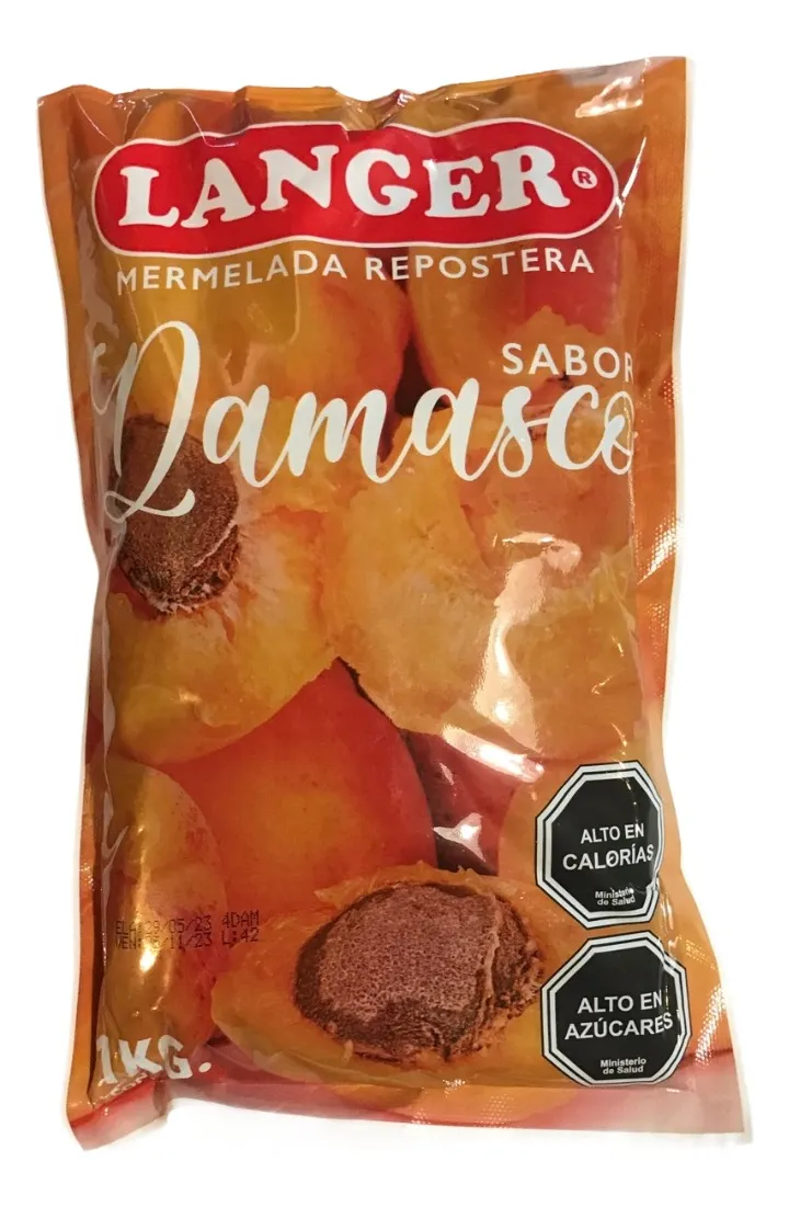 MERMELADA REPOSTERA DAMASCO BOLSA 1 KG