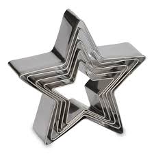 CORTADOR DE GALLETAS ESTRELLA 5 PCS DS-250