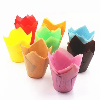 TULIPA DE PAPEL 50 PCS